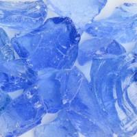 Crystal Blue Landscape Glass - Medium