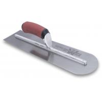 Marshalltown 13511 16" x 4" Finishing Trowel Round Front End with Curved DuraSoft Handle