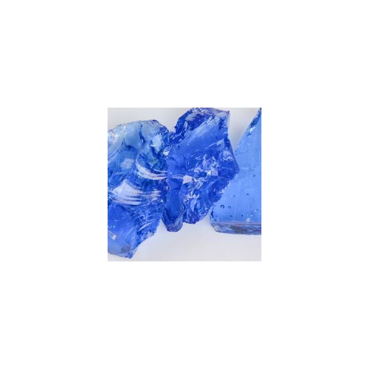 Crystal Blue Landscape Glass - Large