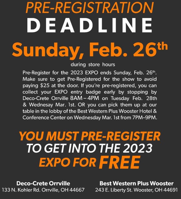 Pre-Register Deadline