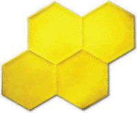 Matcrete 17 in. Grouted Hexagon Tile