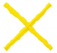 Yellow X Shape Joint Texture Strip