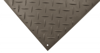 Diamond cleat tread surface provides impressive grip