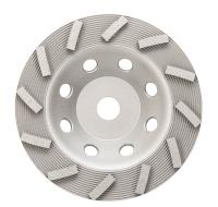 SCSCT1S178-12T 7" Spiral Cup Wheel Silver Series