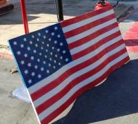 Proline Stamps American Flag Plaque Mold