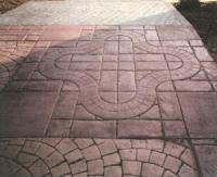 Matcrete California Weave with 4" Tile - 1/4 Circle