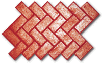 Matcrete New Brick Herringbone Brick Pattern