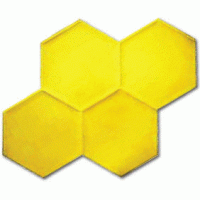 Matcrete 17 in. Grouted Hexagon Tile
