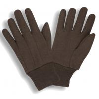 Brown Medium Weight Jersey Gloves