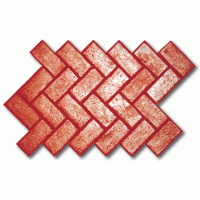 Matcrete New Brick Herringbone Brick Pattern