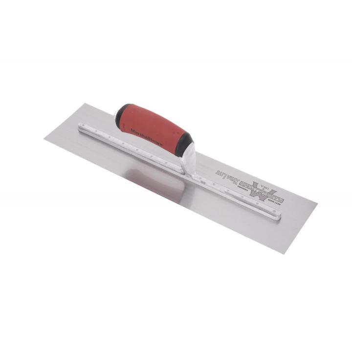 Marshalltown 13249 16" x 4" Finishing Trowel with Curved DuraSoft Handle