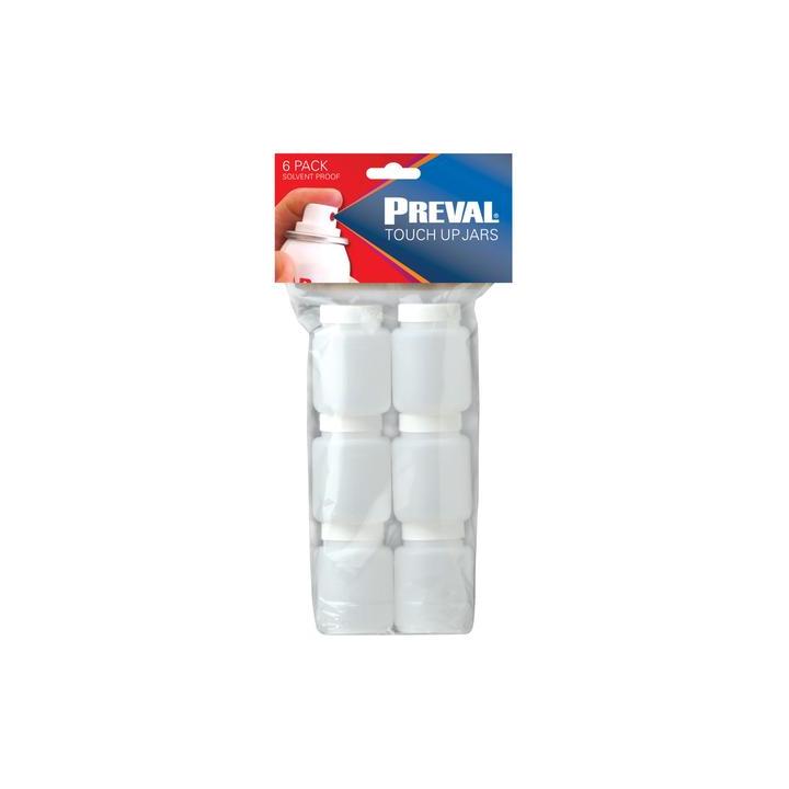 Preval 6 Pack of Touch-up Jars