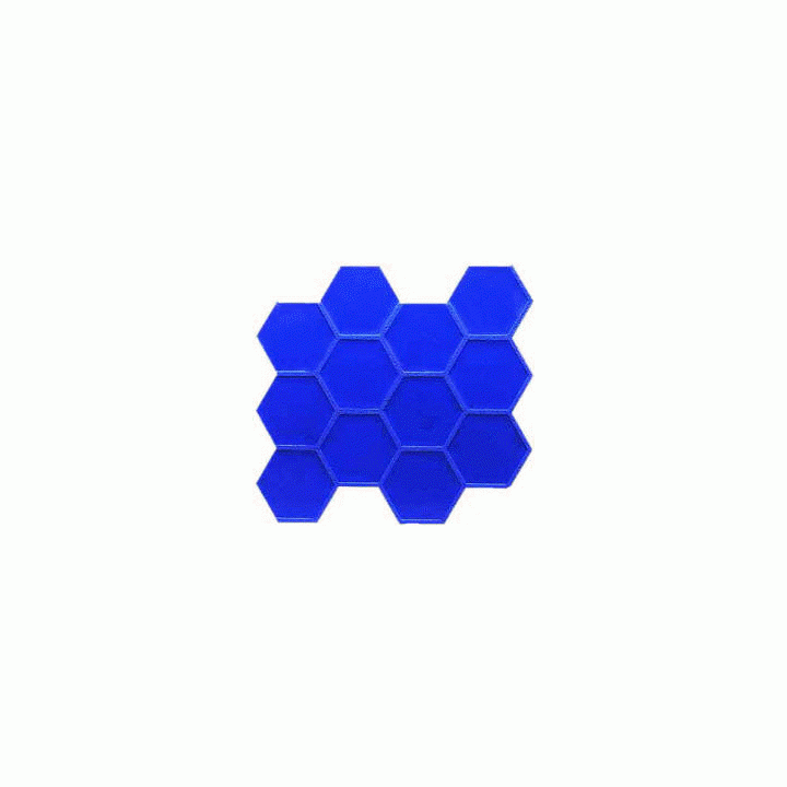 Matcrete 8 in. Grouted Hexagon Tile